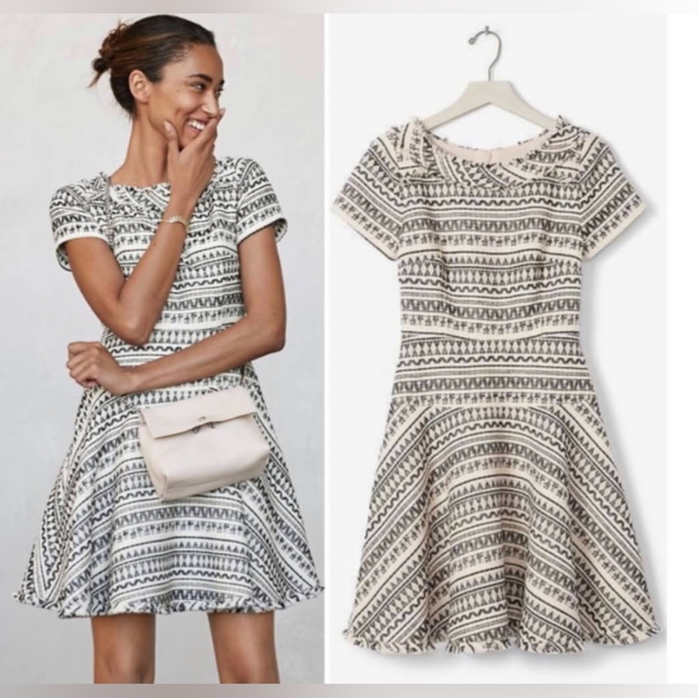 Banana Republic tweed mini dress. Size petite 00.